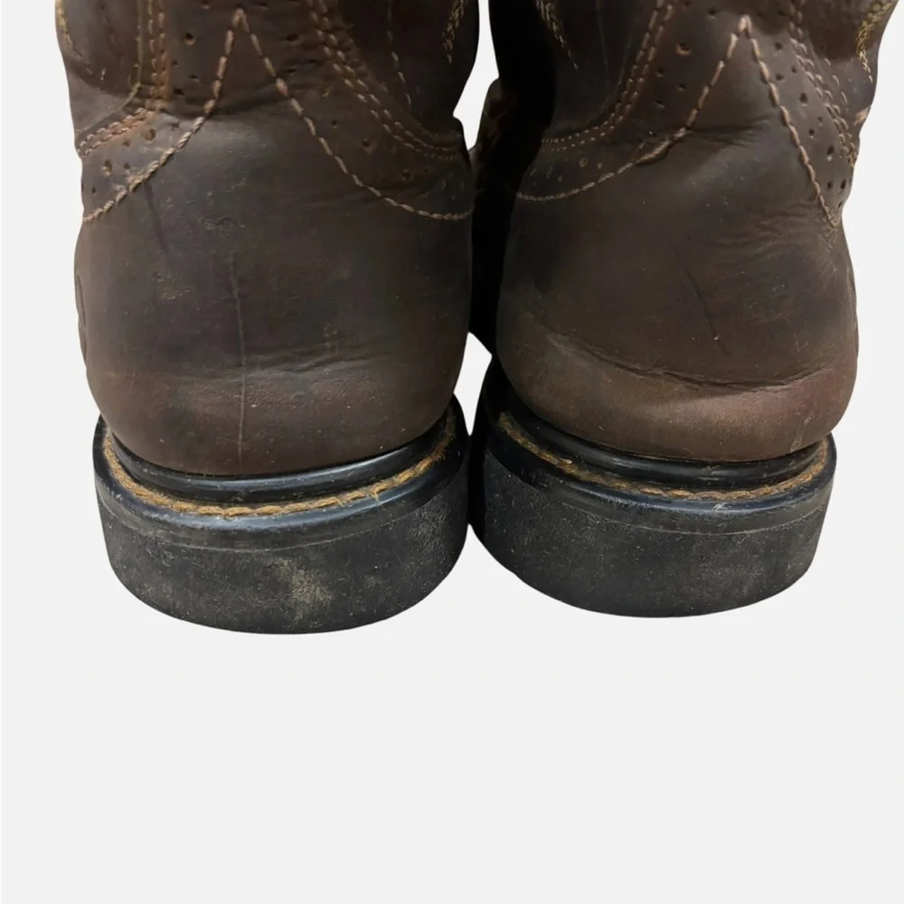 Lincoln Outfitters Western Work Boot L9C12 Soft Square Toe Sz 8M Cowboy Ranch